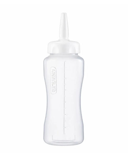 Chai Nhựa Bóp Araven 01377 Nắp Trắng, Thân Trong Suốt 500 ml