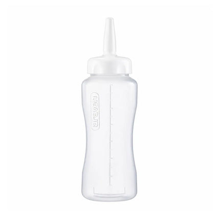 Chai Nhựa Bóp Araven 01377 Nắp Trắng, Thân Trong Suốt 500 ml