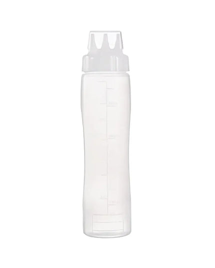 Chai Nhựa Bóp Araven 03377 Nắp Trắng, Thân Trong Suốt 500 ml