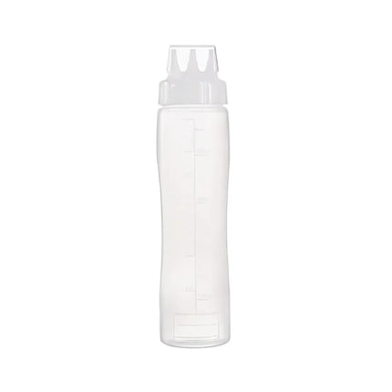 Chai Nhựa Bóp Araven 03377 Nắp Trắng, Thân Trong Suốt 500 ml