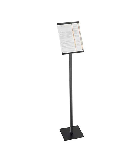 Chân Đứng Trưng Bày Biển Hiệu Cal-Mil 1153-46-13 Cao 116.8 cm, Khung 21.6 x 27.9 cm, Kim Loại, Đen