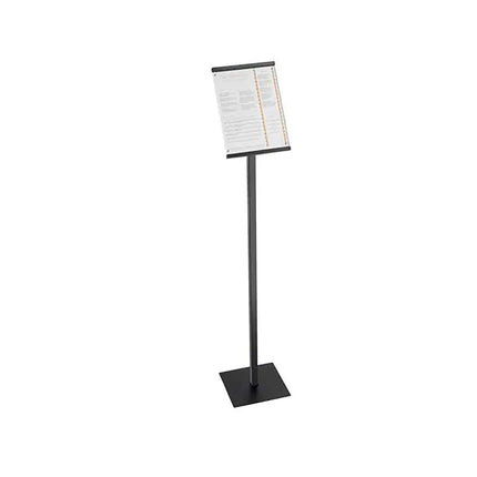 Chân Đứng Trưng Bày Biển Hiệu Cal-Mil 1153-46-13 Cao 116.8 cm, Khung 21.6 x 27.9 cm, Kim Loại, Đen