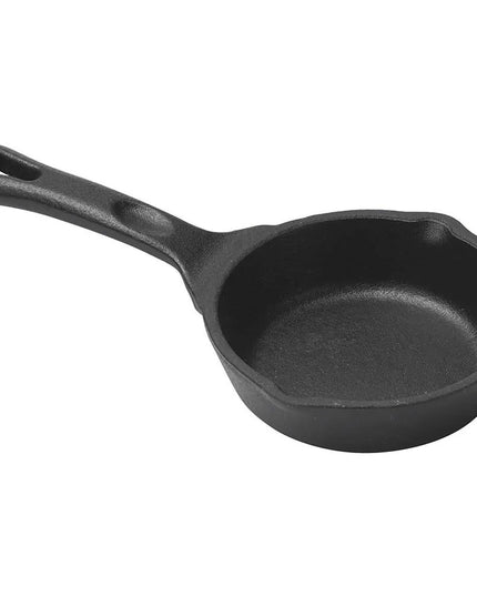 Chảo Tròn Mini Cảm Ứng Winco CAST-3 Gang Đúc Men Đen Nhám 8.9 cm