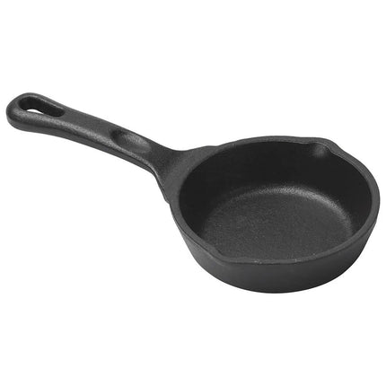 Chảo Tròn Mini Cảm Ứng Winco CAST-3 Gang Đúc Men Đen Nhám 8.9 cm