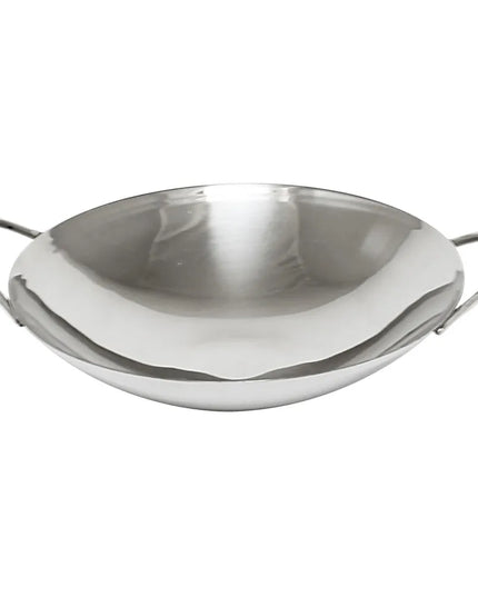 Chảo Wok Phục Vụ Tròn Thunder Group SLWK008 20.3 cm, Inox