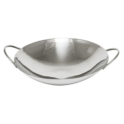 Chảo Wok Phục Vụ Tròn Thunder Group SLWK008 20.3 cm, Inox