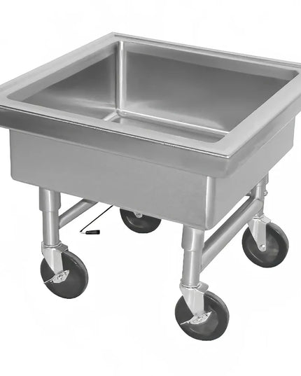 Chậu Ngâm Di Động Advance Tabco 9-FSS-20-EC-X Cao 50.8 cm Sâu 20.3 cm Có Đầu Nối Thoát Nước
