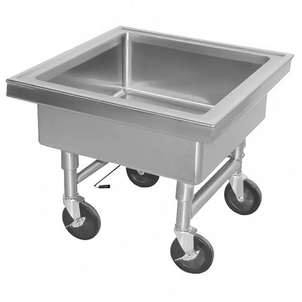 Chậu Ngâm Di Động Advance Tabco 9-FSS-20-EC-X Cao 50.8 cm Sâu 20.3 cm Có Đầu Nối Thoát Nước
