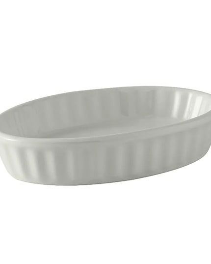 Chén Crème Brulee Oval Tuxton BWK-0602 180 ml - Gốm Trắng