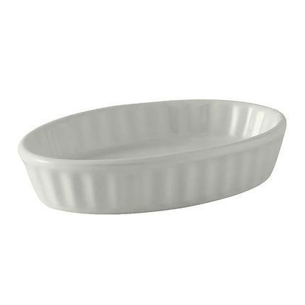 Chén Crème Brulee Oval Tuxton BWK-0602 180 ml - Gốm Trắng