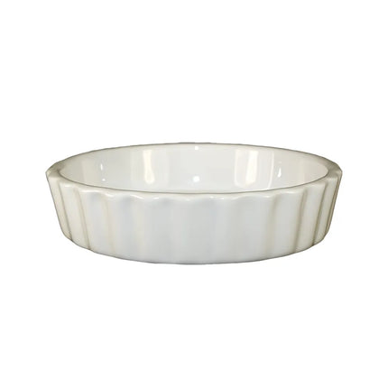 Chén Crème Brulee Tròn ITI SOFR-55-AW 240 ml - Gốm Trắng American White