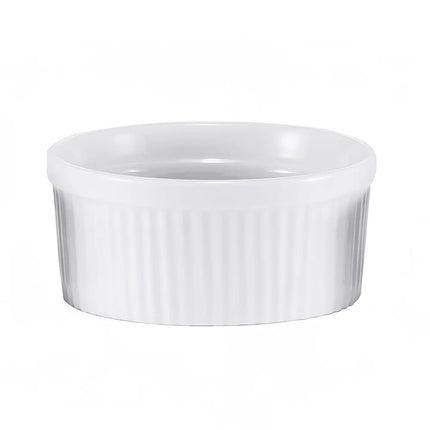 Chén Ramekin Browne 564022W Sứ Có Gân 296 ml Trắng