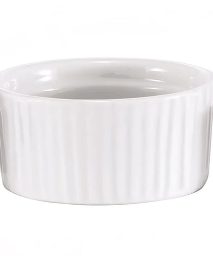 Chén Ramekin Browne 564024W Sứ Có Gân 89 ml Trắng