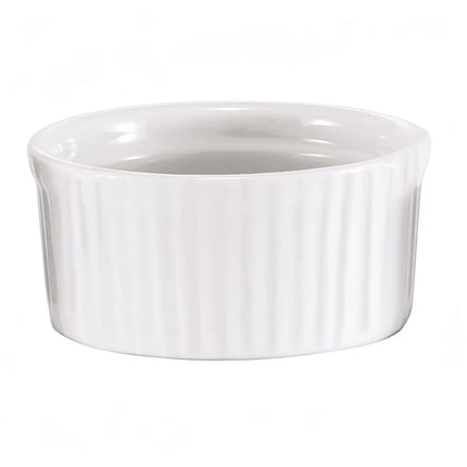 Chén Ramekin Browne 564024W Sứ Có Gân 89 ml Trắng
