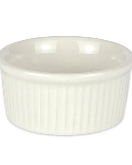Chén Ramekin Có Rãnh Diversified Ceramics DCI834.5W 120 ml - Gốm Trắng