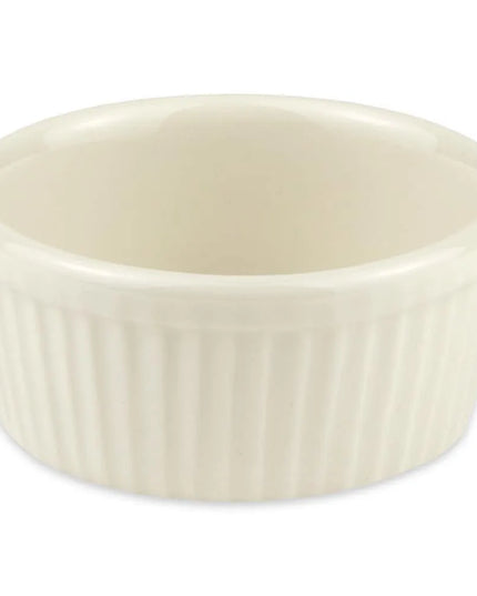 Chén Ramekin Có Rãnh Hall China HL8350AWHA 135 ml - Sứ China Trắng