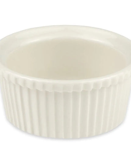 Chén Ramekin Có Rãnh Hall China HL8390AWHA 150 ml - Sứ China Trắng