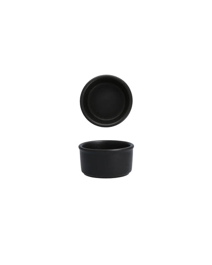 Chén Ramekin Fortessa 3300.590145BK Paleo 75 ml - Sứ China Màu Flint