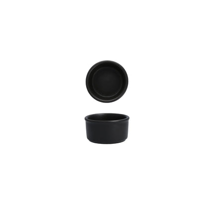 Chén Ramekin Fortessa 3300.590145BK Paleo 75 ml - Sứ China Màu Flint