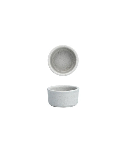 Chén Ramekin Fortessa 3300.590145GY Paleo 75 ml - Sứ China Màu Tro