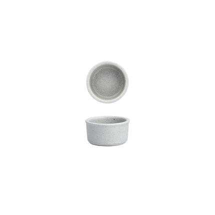 Chén Ramekin Fortessa 3300.590145GY Paleo 75 ml - Sứ China Màu Tro