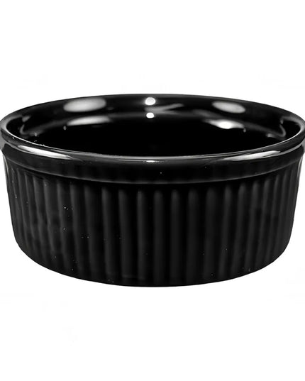 Chén Ramekin ITI RAMF-10-B Cancun™ 240 ml - Gốm Màu Đen