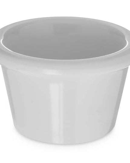 Chén Ramekin Melamine Carlisle S27502 44 ml, Màu Trắng