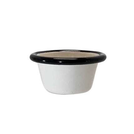 Chén Ramekin Tablecraft 11042 Bộ Enamelware Collection™ Sứ Trắng 60 ml