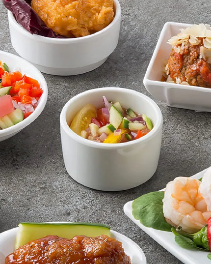 Chén Ramekin Tablecraft RAM2RDB Melamine Màu Bone 60 ml