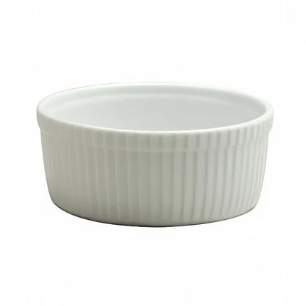 Chén Soufflé Tròn Buffalo Oneida F8010000600 150 ml - Sứ Trắng Sáng