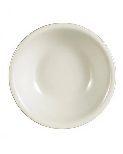 Chén Tráng Miệng Tròn Stoneware CAC REC-11 148 ml Trắng American White