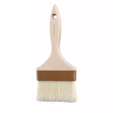 Chổi Phết Bánh Dẹt Winco WFB-40 Lông Heo Cán Gỗ 10.2 cm
