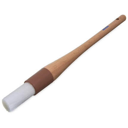 Chổi Quét Bánh Tròn Carlisle 4040000 Lông Nylon Cán Gỗ 2.5 cm Màu Trắng
