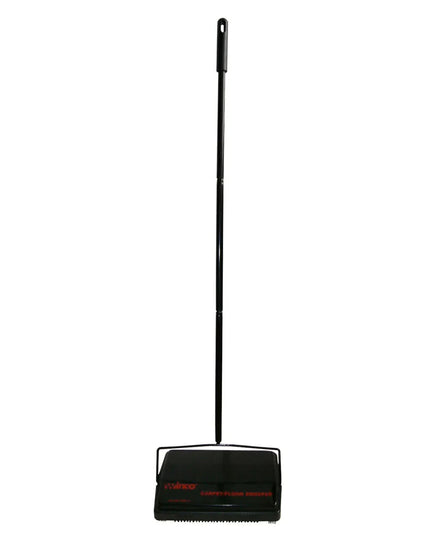 Chổi Quét Thảm Winco FSW-11 Tay Cầm Thép Lông Tự Nhiên 8.9 x 10.2 x 20.3 cm