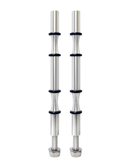 Chốt Giữ Rượu Vang Vinotemp EP-PEG2A 20 cm Sức Chứa 2 Chai, Niken Satin