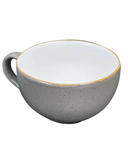 Cốc Cappuccino Stonecast Churchill SPGSCB281 355 ml Gốm Xám Peppercorn