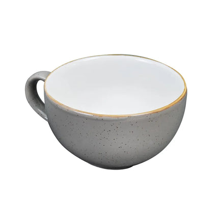 Cốc Cappuccino Stonecast Churchill SPGSCB281 355 ml Gốm Xám Peppercorn