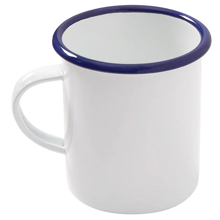 Cốc Tráng Men American Metalcraft EWM16 473ml - Màu Trắng Viền Xanh