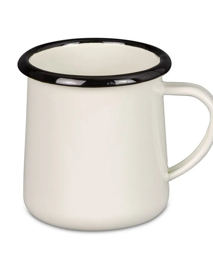 Cốc Tráng Men Tablecraft 80009 355 ml Sứ Trắng Kem