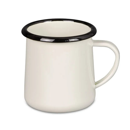 Cốc Tráng Men Tablecraft 80009 355 ml Sứ Trắng Kem