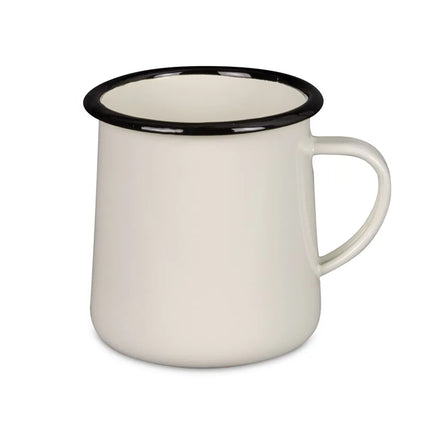 Cốc Tráng Men Tablecraft 80010 473ml - Sứ, Màu Trắng Kem