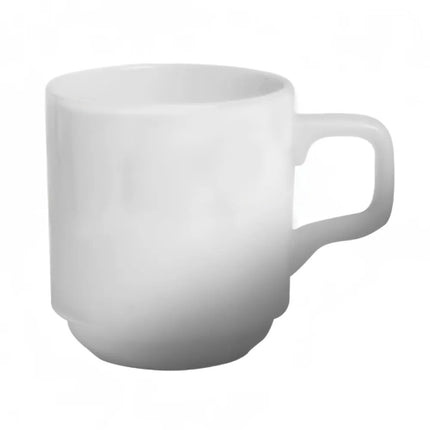 Cốc Xếp Chồng Cameo China 610-6087C Dynasty 300 ml - Gốm Sứ, Trắng