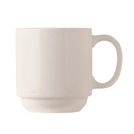 Cốc Xếp Chồng Libbey BW-1114 340 ml Sứ Trắng Sáng Bộ Sưu Tập Basics