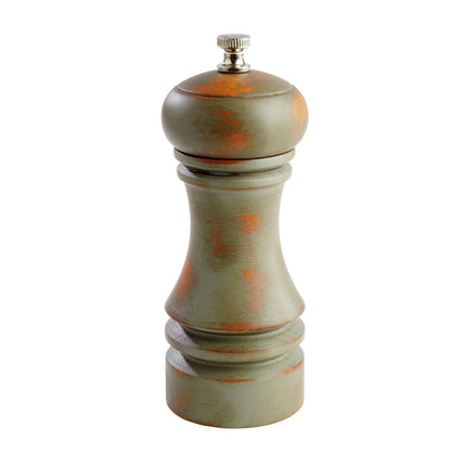 Cối Xay Muối Libbey APS40547 Gỗ Beech Đức Màu Xanh Vintage 15.2 cm