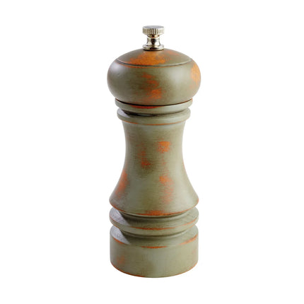 Cối Xay Tiêu Libbey APS40546 Gỗ Beech Đức Màu Xanh Vintage 15.2 cm