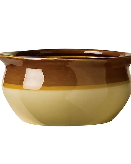 Crock Súp Hành Gốm Libbey OSC-15 355 ml Caramel/Beige Bedrock Ovenware Ultima