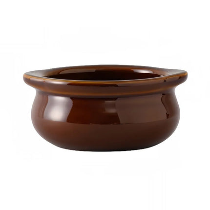 Crock Súp Hành Gốm Tuxton BAS-1003 295 ml Màu Caramel