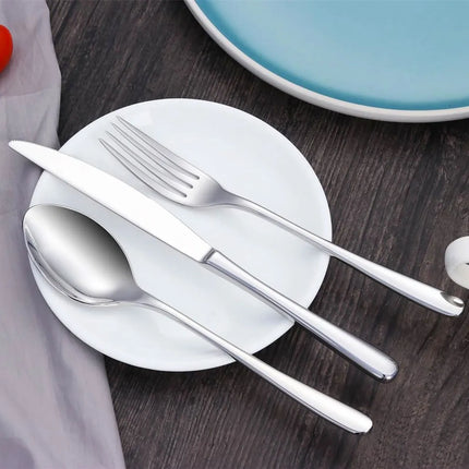 Cutlery set - GGM Gastro Avril - 18/10 stainless steel - 24-piece set - For 6 people