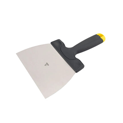 Dao Cạo Socola Matfer Bourgeat 112641 - Lưỡi 17.8 cm x 10.2 cm, Thép Không Gỉ, Tay Cầm Polypropylene Đen