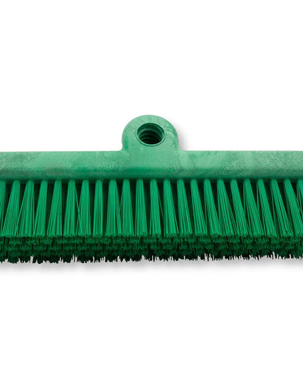 Đầu Bàn Chải Cọ Sàn 2 Mặt Carlisle 40423EC09 25 cm - Chia Đôi, Nhựa, Xanh Lá